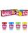 Barbie Play Doh plastlin (4x100 GR.) GPN18