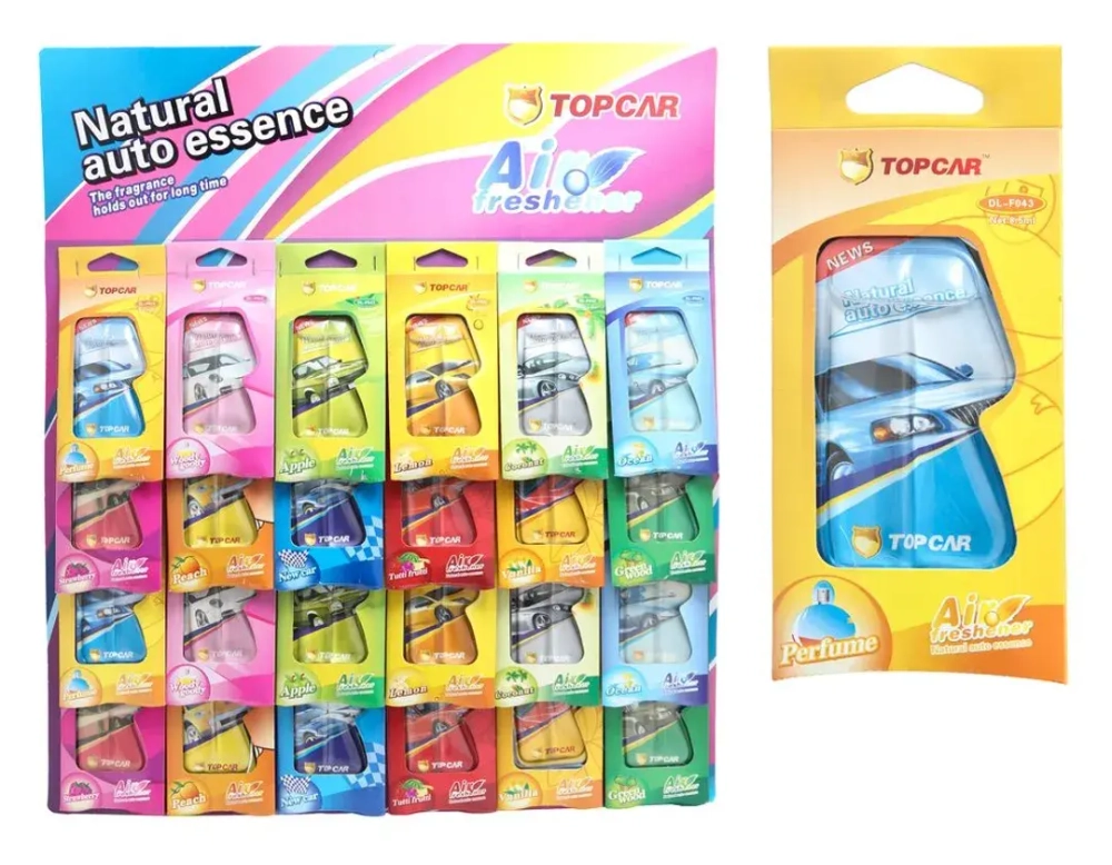 Ароматизатор гелевый TOP CAR DL-F043 (24шт/лист)