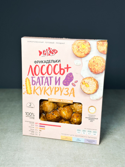 Фрикадельки (посось, кукуруза и батат), жареные, 300гр