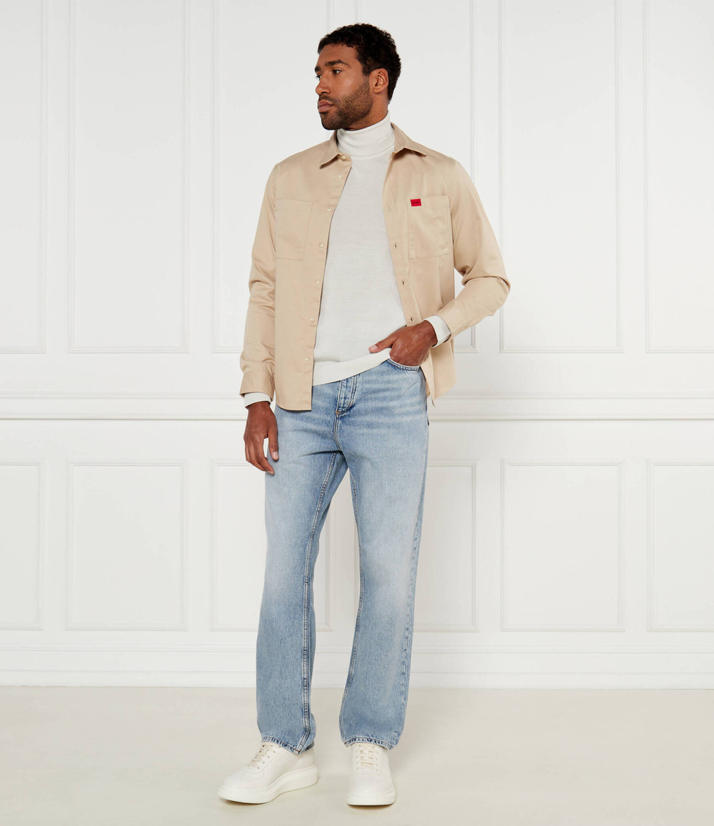 Шерстяной гольф San Thomas HUGO - пепельный(50474174)