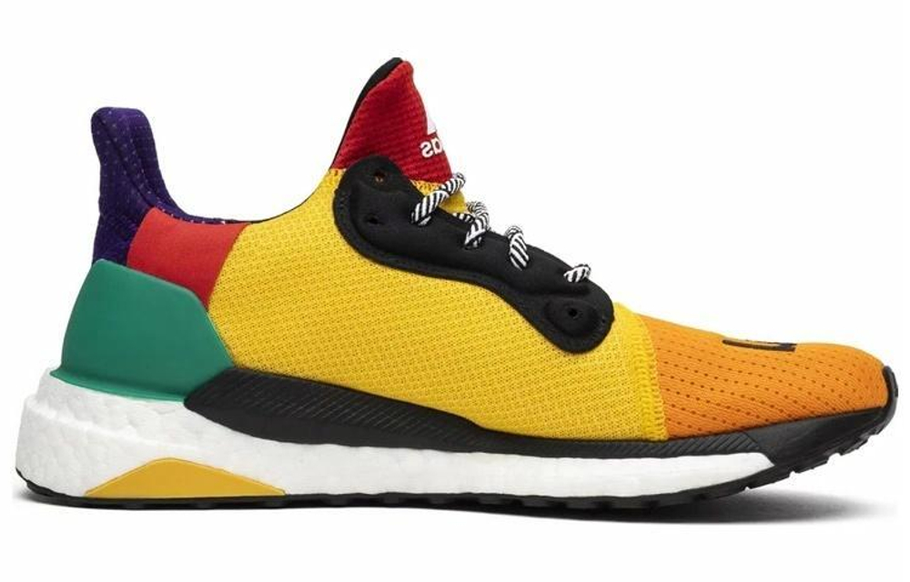 Кроссовки Pharrell Williams X Adidas Multi-Color GS (Подростковая размерная сетка)