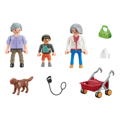 Playmobil - Дедушка с внуком 70990