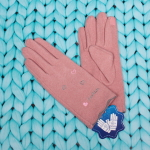 Перчатки женские «Manhattan», классика, утепленные иск. мех, микс 5 цветов, размер универсальный 23*8,5см.