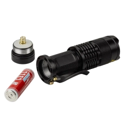 Фонарик переносной влагонепроницаемый в алюм. корпусе Sonca(3 режима: 3LED,6LED,1 Xenon, 2x3V lithium batteri, Xenon 4.8V/0/9A)в блистере Sonca 296XL Sonca 296XL