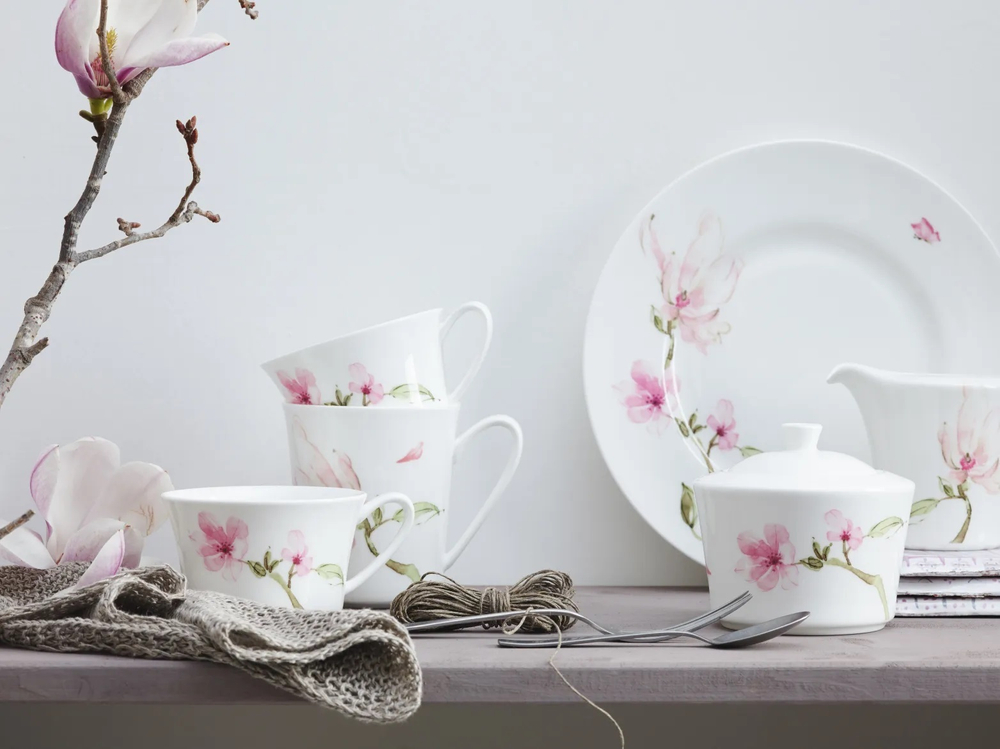 Rosenthal - Тарелка обеденная Jade Magnolia 27 см / артикул   61040 414124 10027  / GTIN 4012438496948