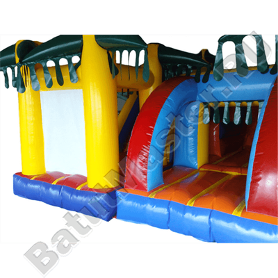 Надувная полоса препятствий "Супер - джунгли"