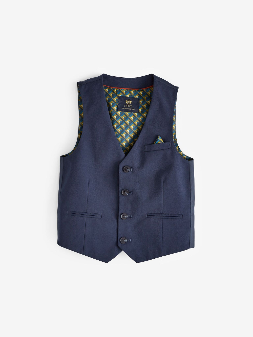 Жилет для мальчика Next M52-708, Темно-синий