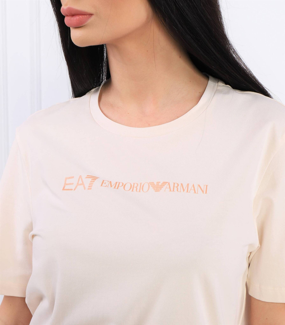 футболка EA7 - бежевый(3RTT13 TJFKZ)