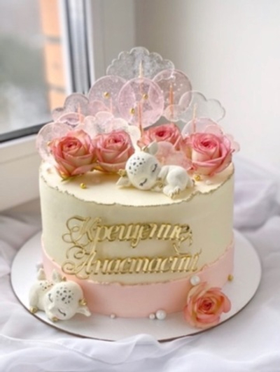 Топпер на Крещение на бочок (индивидуальный)