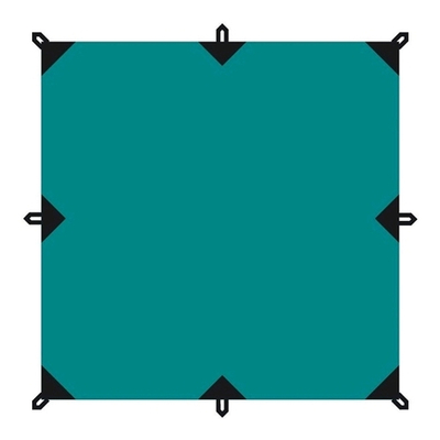 Tramp тент 3х3 м со стойками 3 м + оттяжки (зеленый)