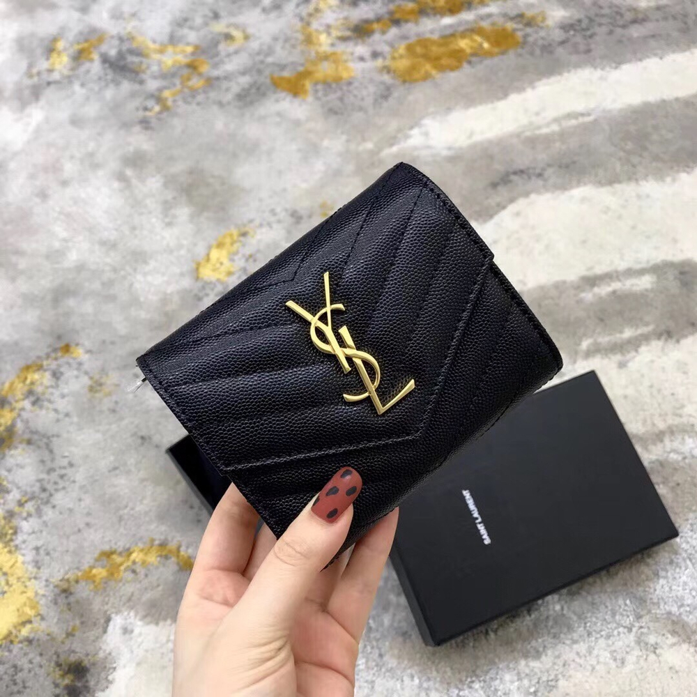 Saint Laurent Cassandre Fold Wallet