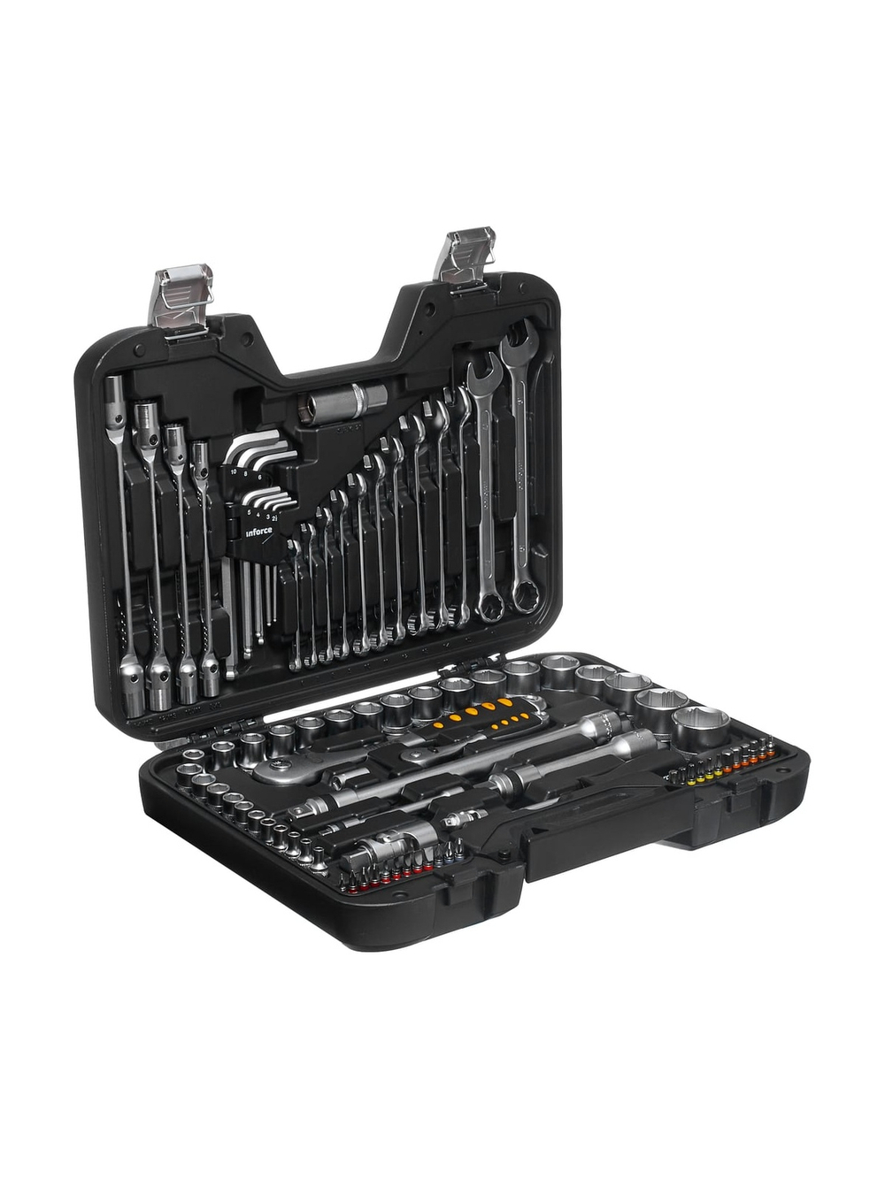 Набор инструментов Inforce 85 предметов 1/2, 1/4 Inforce, Сталь Cr-V, Профессиональный, 06-07-14
