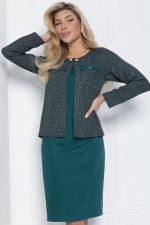 Платье Грэйс НЬЮ (зелено-бежевое) П12458-18 LT Collection