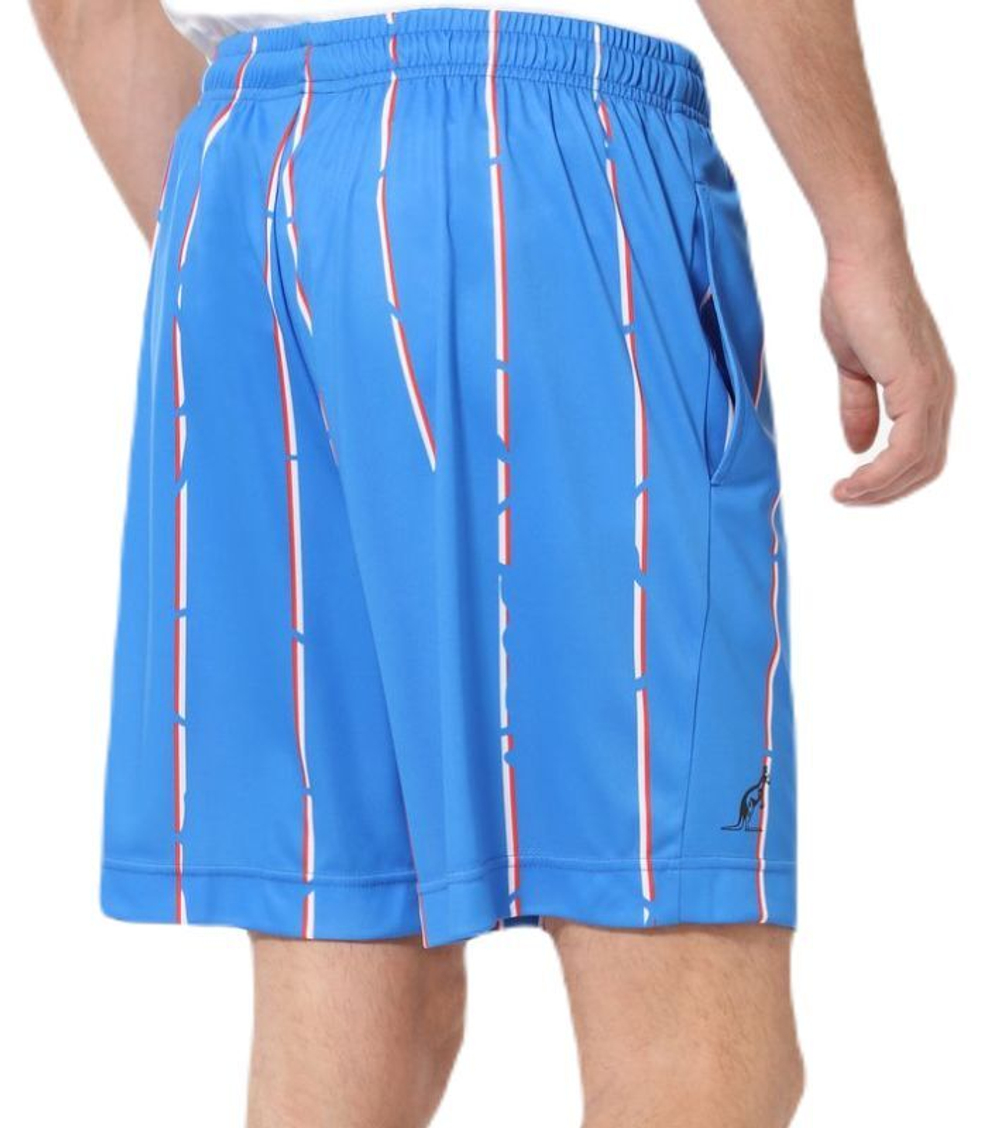 Мужские теннисные шорты Australian Stripes Ace Short - небесный