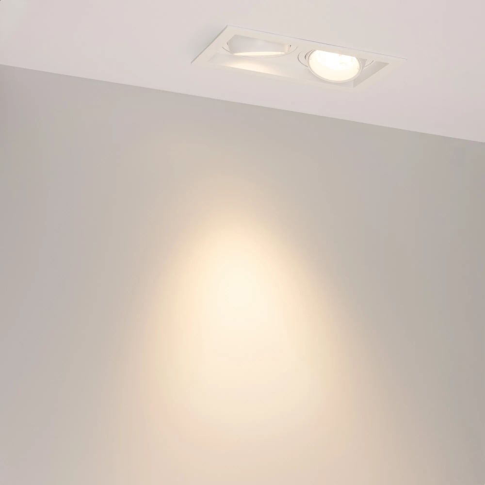 Светильник MS-VORTEX-BUILT-S210x117-2x20W Warm3000 (WH-WH, 40 deg, 230V) (Arlight, IP20 Металл, 5 лет) 057763