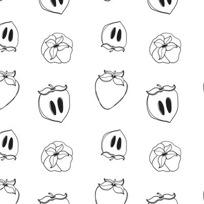 Графика контур хурма