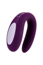 Многофункциональный смарт-вибратор для пар Satisfyer Double Joy фиолетовый