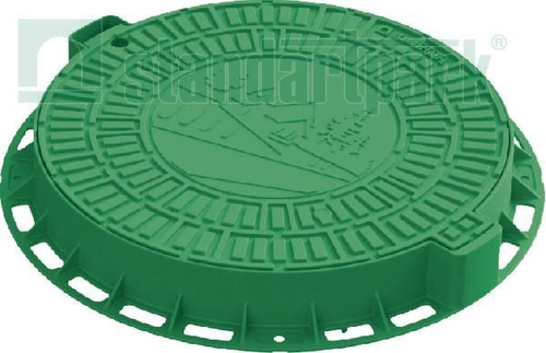 Люк Л-60.80.10-ПП садовый зеленый Домик кл. А (Арт. 35188-82Д)