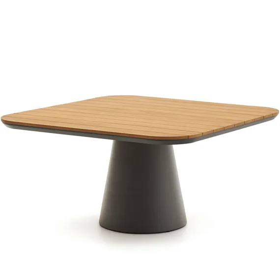 Уличный стол Tudons, 148х148 см, со столешницей из тика