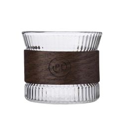 Чашка 200 мл кофейная без ручки Japanese Style Optic дерев. вставка d 7,5 см h6,5 см Barista [1]