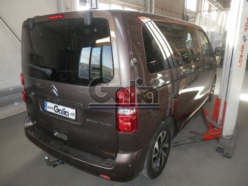Фаркоп оцинкованный Galia C072C для Citroen Spacetourer 2016-, Peugeot Traveller 2016-, Citroen Jumpy 2016-, Peugeot Expert 2016-, Toyota Proace 2016-(паспорт и сертификат в комплекте)(без электрики)