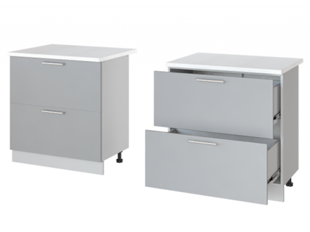 Сопрано Н-82 Тумба 800мм с 2 ящиками