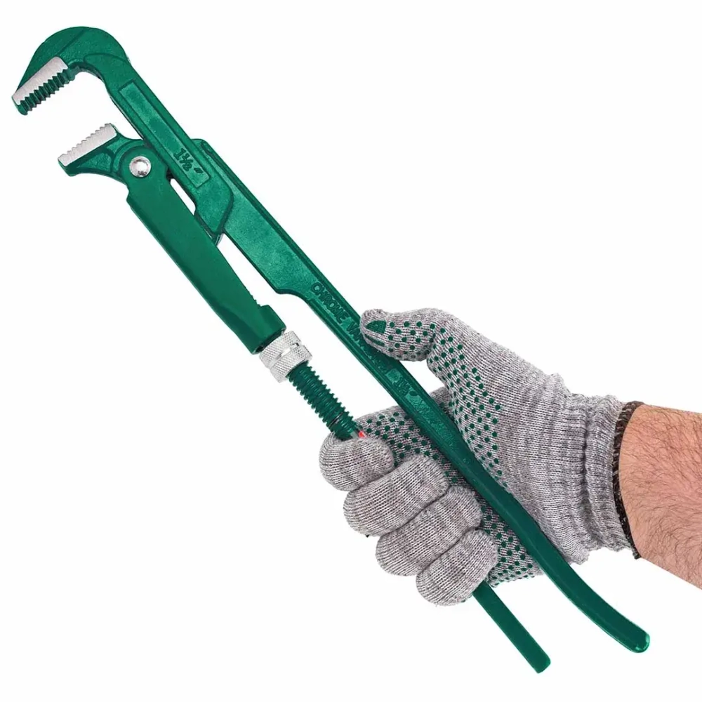 Ключ газовый 1.5''90° (захват:75мм) RockForce##Rock FORCE RF-684U17