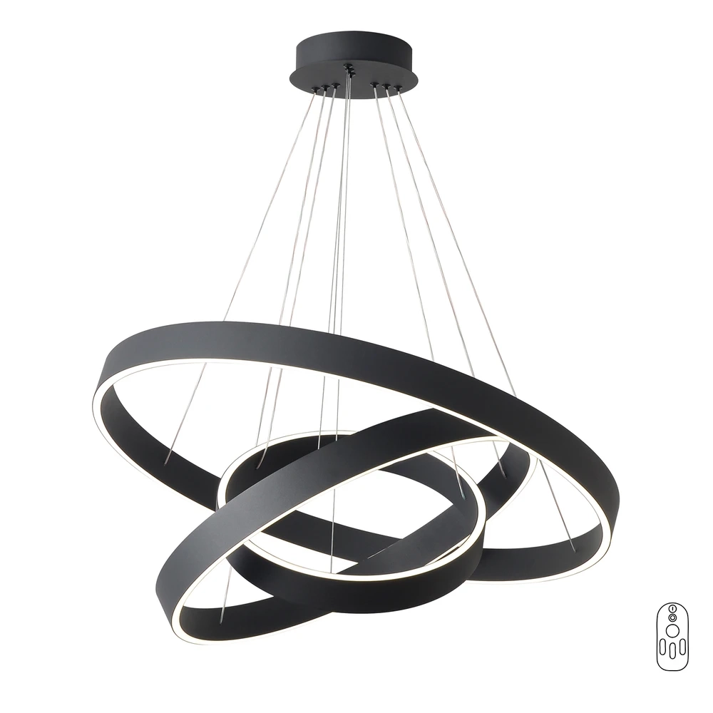 Подвесная люстра Crystal Lux TRON SP158W LED BLACK