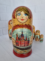 Матрёшка "Виды города" 5мест