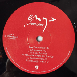 Винтажная виниловая пластинка LP Enya Amarantine (EU 2018)