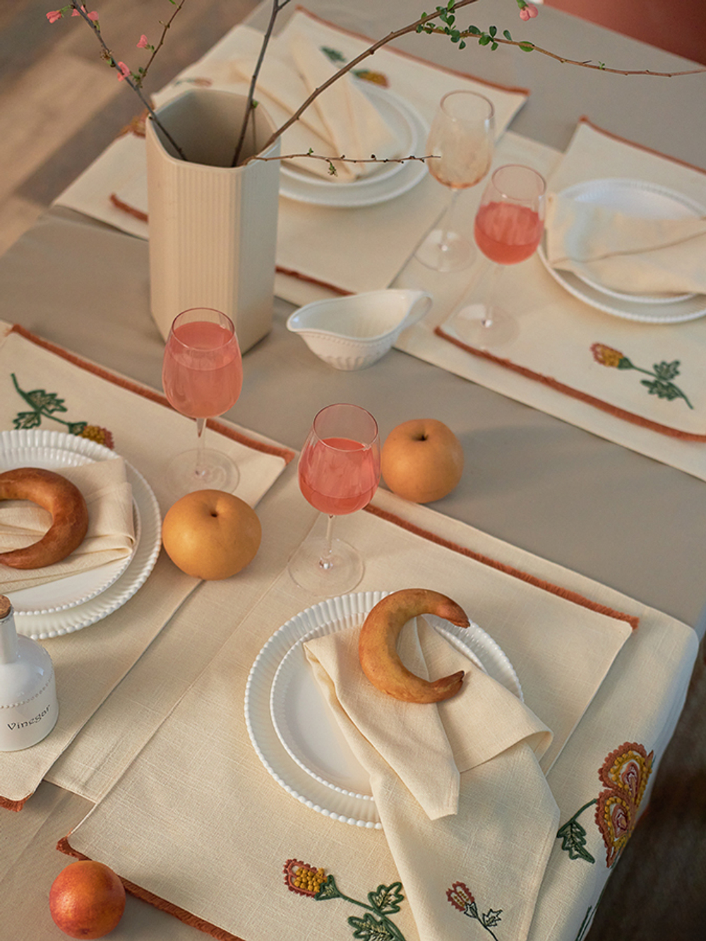 Салфетка под приборы spring flower из коллекции ethnic, 33х48 см