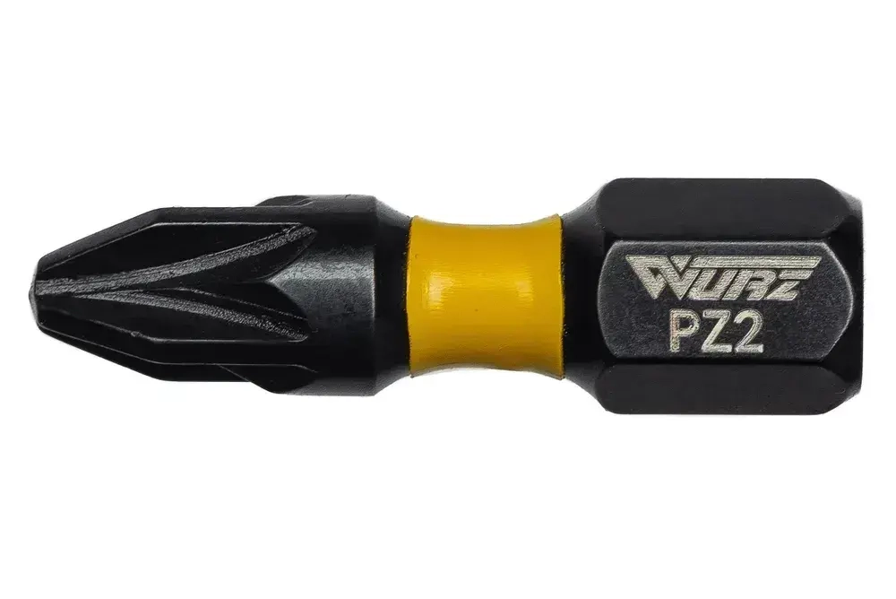 Бита PZ2 x 25мм S3 5шт. торсионная WURZ 2430-5