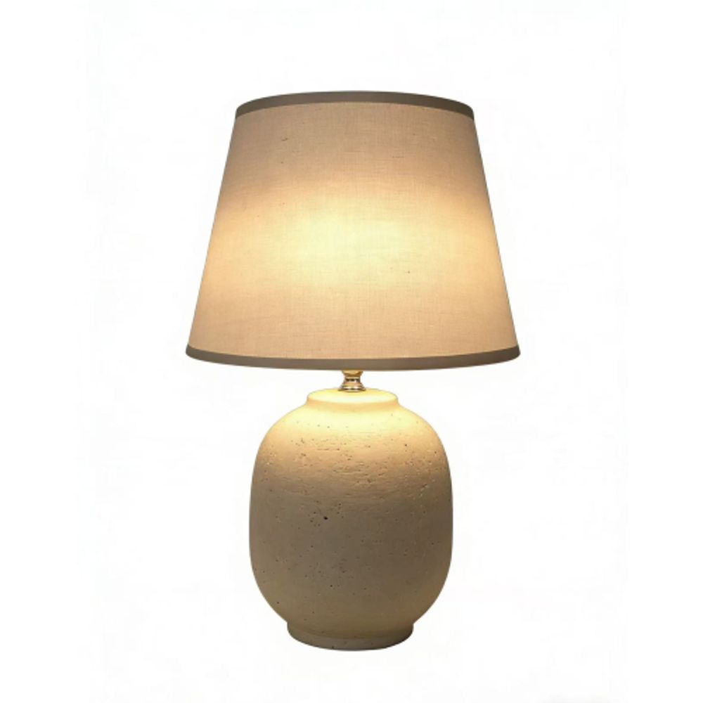 Настольная лампа Rivoli   7551-501 1 х Е14 40 Вт керамика бежевая с абажуром