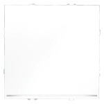 Проходной переключатель встраиваемый VOLTUM S70 одноклавишный с подсветкой 10А, (белый матовый)