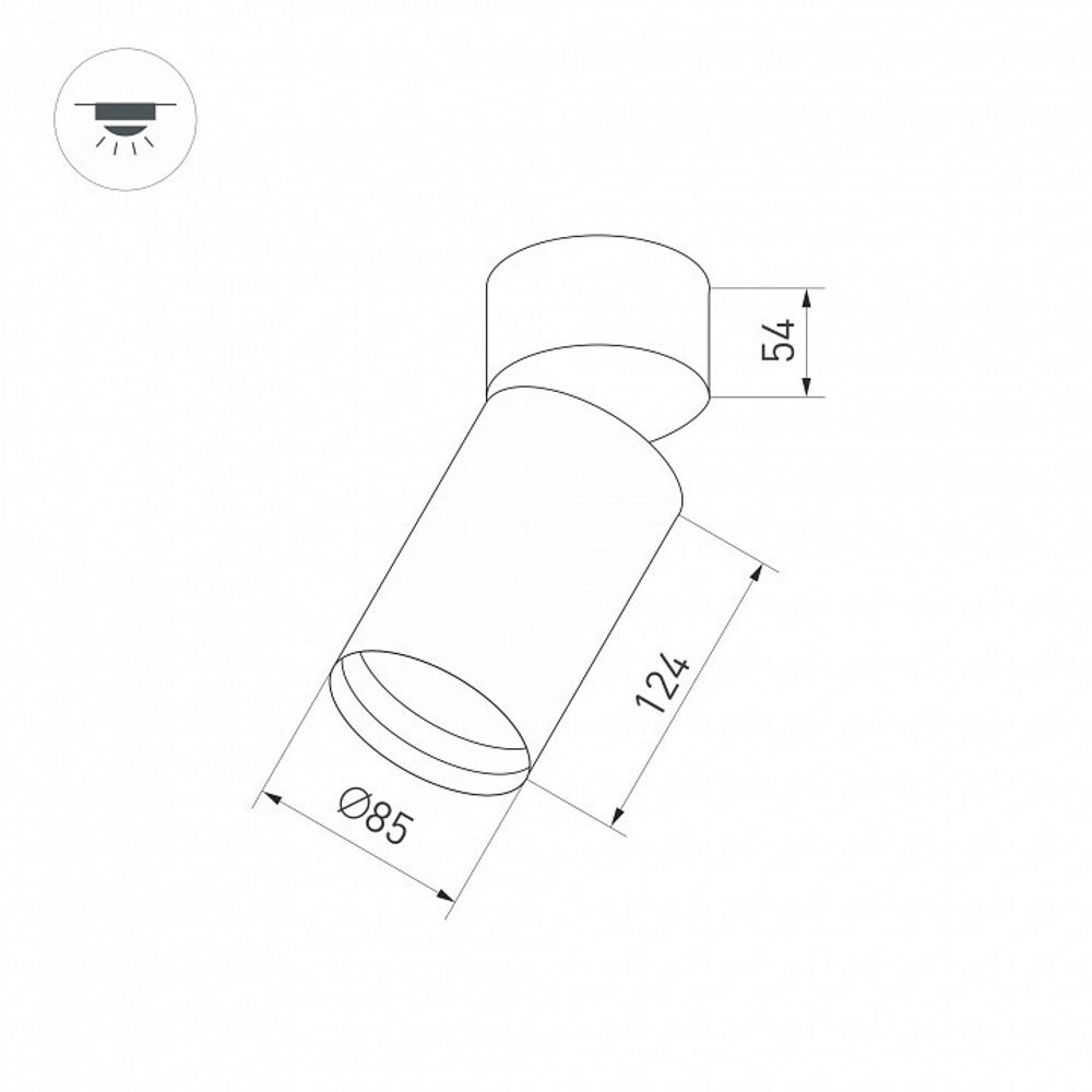 Накладной светильник Arlight POLO 024382(1)