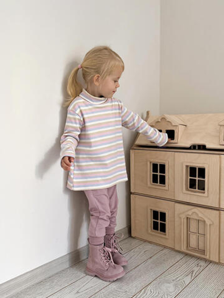 Бадлон Mjölk Полоска розовая