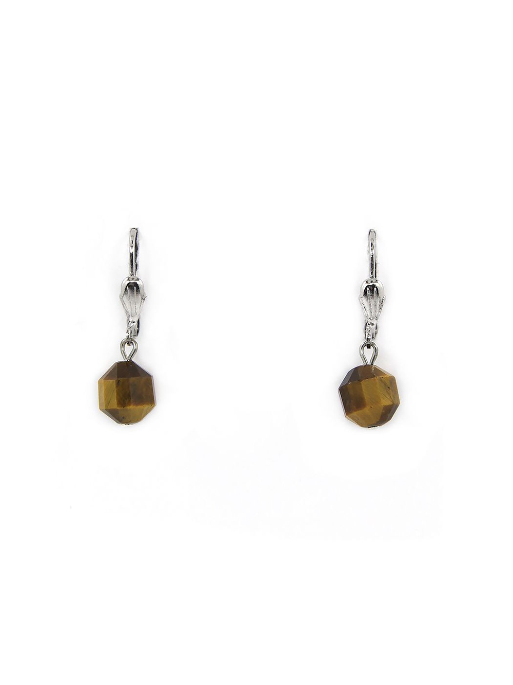 Серьги из тигрового глаза tgse995