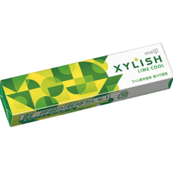 Жевательная резинка с насыщенным лаймово-мятным вкусом 17 г Meiji XYLISH LIME COOL