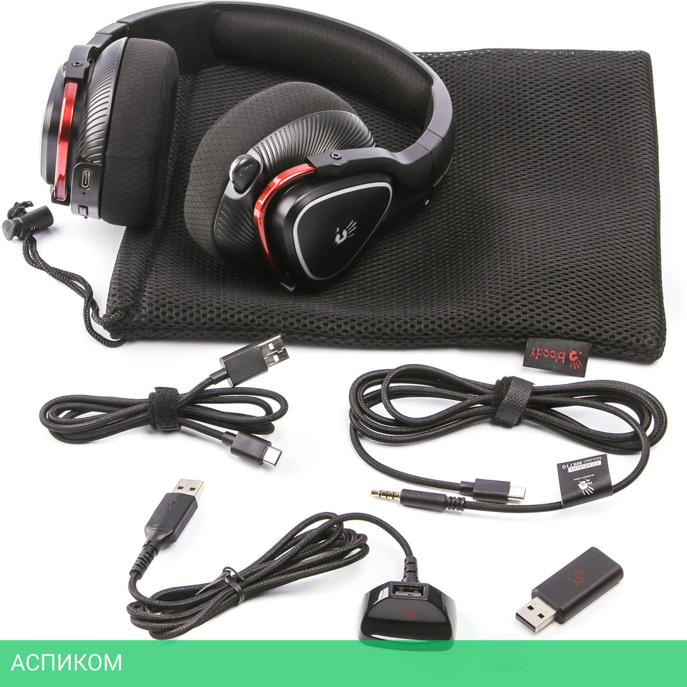 Наушники A4Tech Bloody MR710 Grey