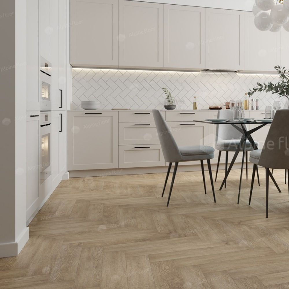 Кварцвиниловая плитка Alpine Floor Parquet LVT ECO 16-3 Дуб Ваниль Селект