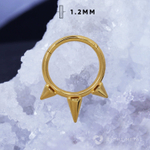 Кликер Spiked PVD Yellow 1.2мм