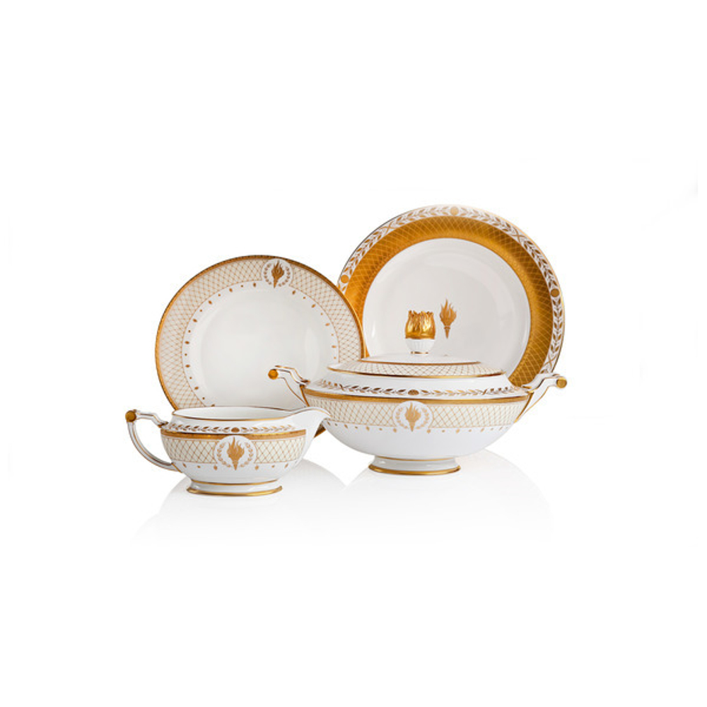 Сервиз столовый на 6 персон 29 предметов Эмпайр Флэйм Royal Worcester