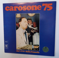 Винтажная виниловая пластинка LP Renato Carosone Carosone 75 Dal Vivo Alla Bussola (Italy 1975)