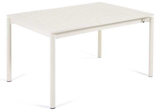 Раздвижной уличный стол Zaltana из алюминия светло-серого цвета, 140 (200) x 90 Испания