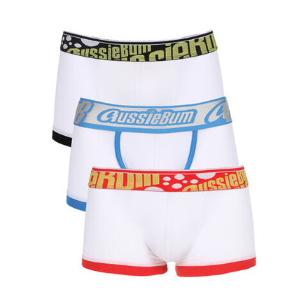 Мужские трусы боксеры произвольные цвета набор 4 в1 Aussiebum Aus52484