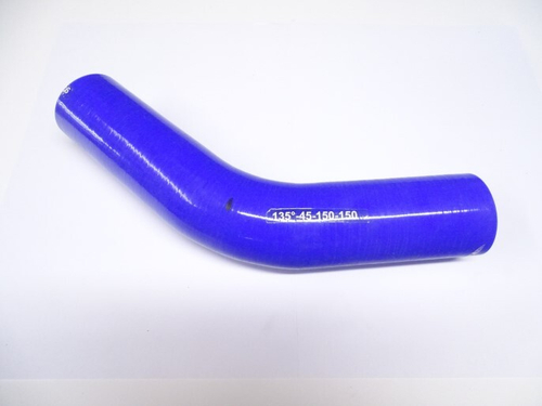 Патрубок угловой силикон 135,d45,L150x150, 4 нити стенка (5мм) (CARUM)