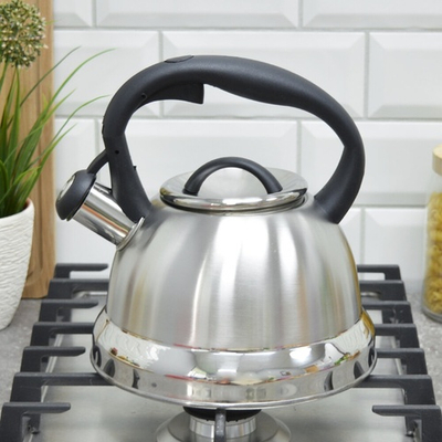 Чайник 3л нерж со свистком