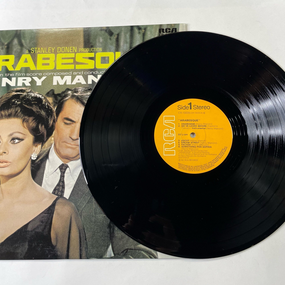 Винтажная виниловая пластинка LP Henry Mancini Музыка Из Кинофильма Arabesque Арабеска (Япония 1982) (Без Оби)