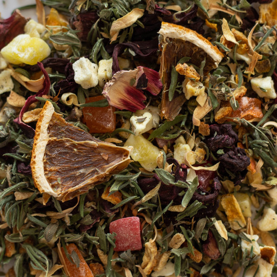 Цитрусовый чай в крафт пакете