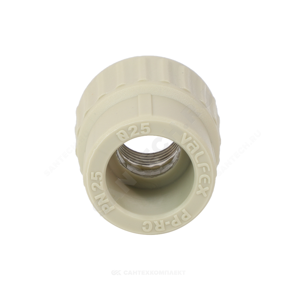 Муфта PP-R комбинированная серая Дн 32х1" ВР VALFEX 10129032Г